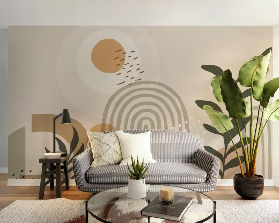 Removable Wallpaper Styles for Hall and Living Room