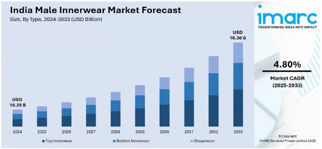 India Male Innerwear Market Size, Share, Trends and Forecast | 2025- 2033