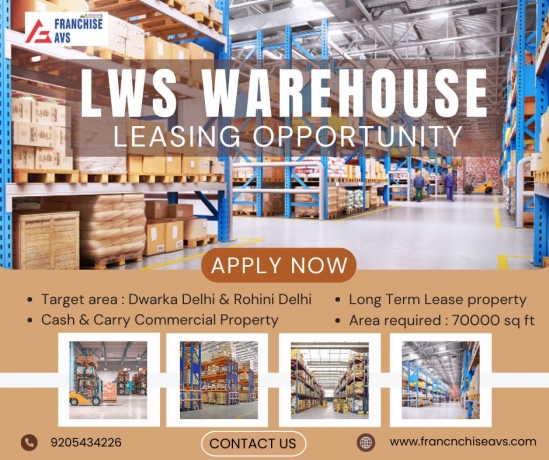 LWS Warehouse Leasing in Dwarka & Rohini, Delhi