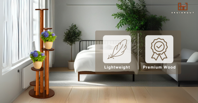 Best Wooden Planter Stands for Living Room – Stylish & Functional