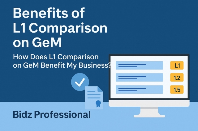 How Does L1 Comparison Benefit My Business on GeM?