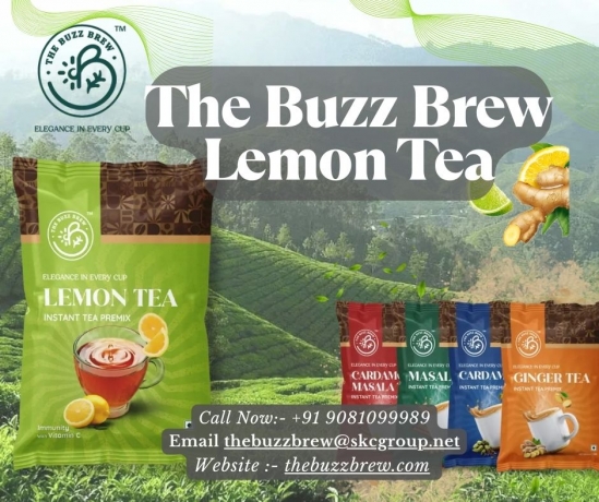 The Buzz Brew Lemon Tea – Refreshing Flavor, Real Benefits