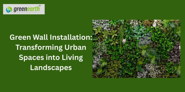 Green Wall Installation: Transforming Urban Spaces into Living Landscapes