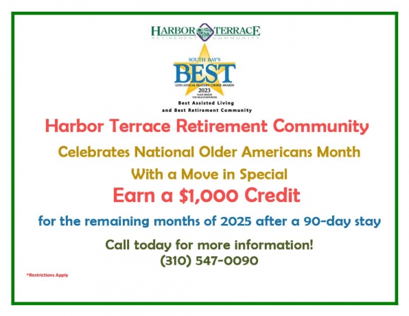 Harbor Terrace A Senior living community in San Pedro California