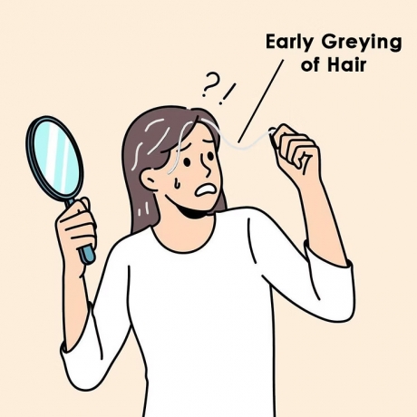 Ayurvedic Treatment for Early Greying of Hair