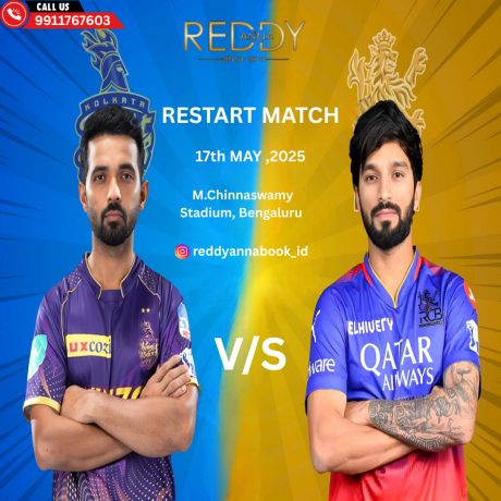 Game Day Guide with Reddy Anna ID : Everything You Need to Know for RCB vs KKR at M.Chinnaswamy.