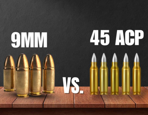 9mm vs .45 ACP – What’s The Difference? Which One is Better?