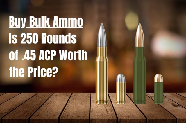 Buy Bulk Ammo: Is 250 Rounds of .45 ACP Worth the Price?
