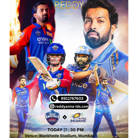 Clash of Titans with Reddy Anna : Mumbai Indians vs Delhi Capitals - IPL 2025 Showdown at Wankhede Stadium.