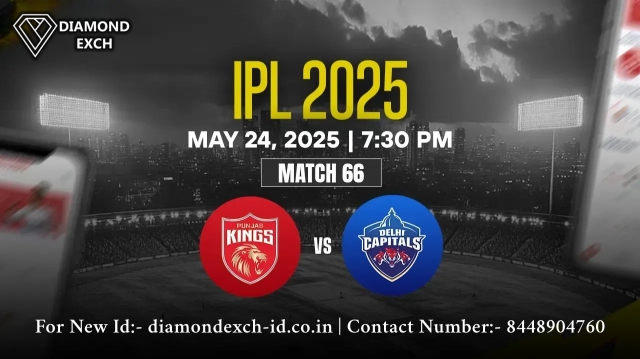 May 24 Showdown: Punjab Kings vs Delhi Capitals – Diamond Exchange Open.