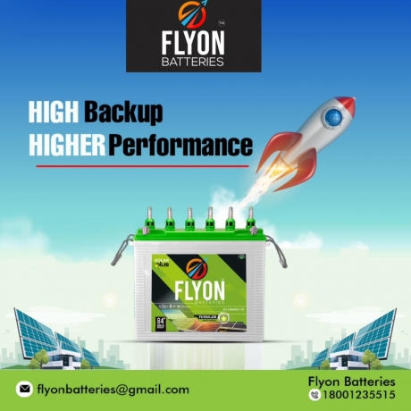 Discover the Best Solar Tubular Battery in Kerala with Flyon Batteries