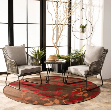 Virasat’s Patio Seating Set: 2 Cast Aluminium Chairs & Table
