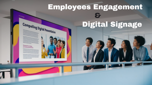 Tips to Increase Employee Engagement with Digital Signage and Role of SMD or LED Display
