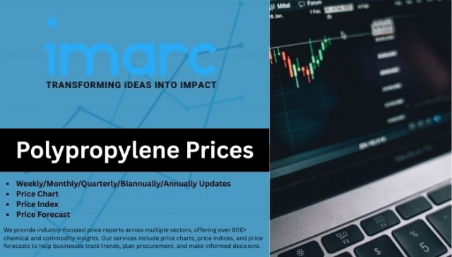 Polypropylene prices, trends, and forecast featuring market index and price chart analysis