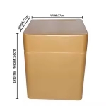 Eco-Conscious Square Fiber Drums for Secure Transport