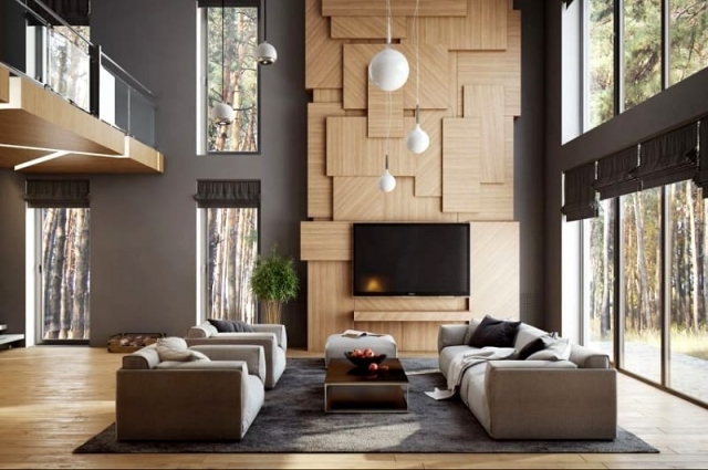 Enhance Your Interior with Contemporary Overhead Paneling