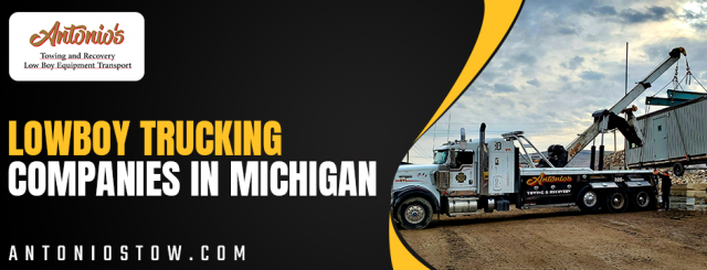 Why Antoniostow Leads Among the Best Lowboy Trucking Companies in Michigan and Flatbed Truck Transport in Michigan