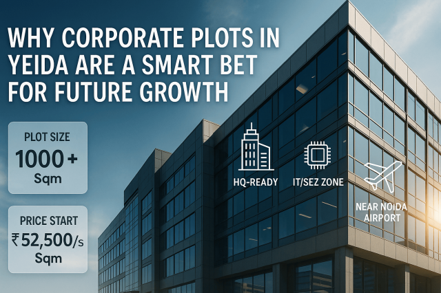 Why Corporate Plots in YEIDA Are a Smart Bet for Future Growth