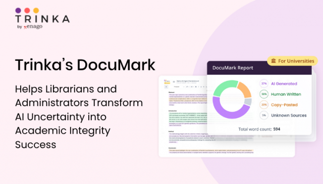 Trinka DocuMark: Your AI-Aware Partner for Academic Integrity in Libraries and Institutions