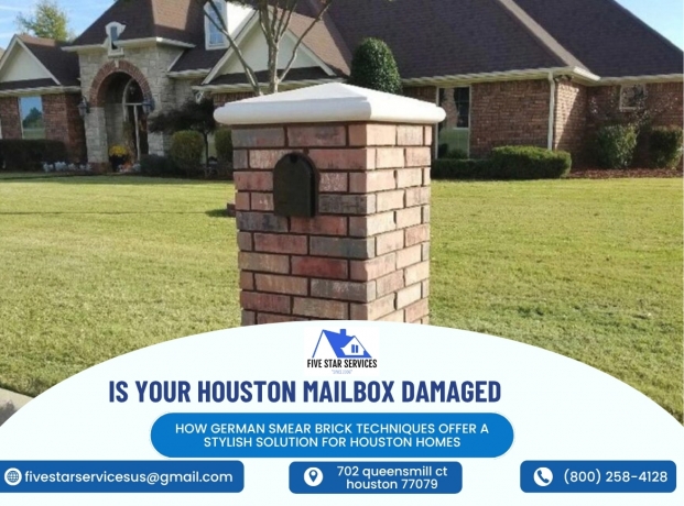 Is Your Houston Mailbox Damaged? How German Smear Brick Techniques Offer a Stylish Solution for Houston Homes