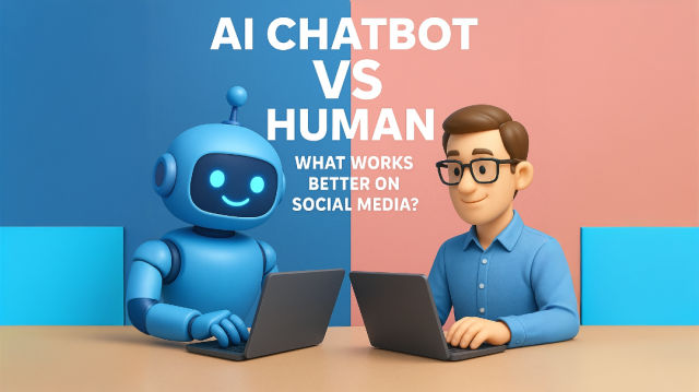AI CHATBOT Vs HUMAN: WHAT WORKS BETTER ON SOCIAL MEDIA?
