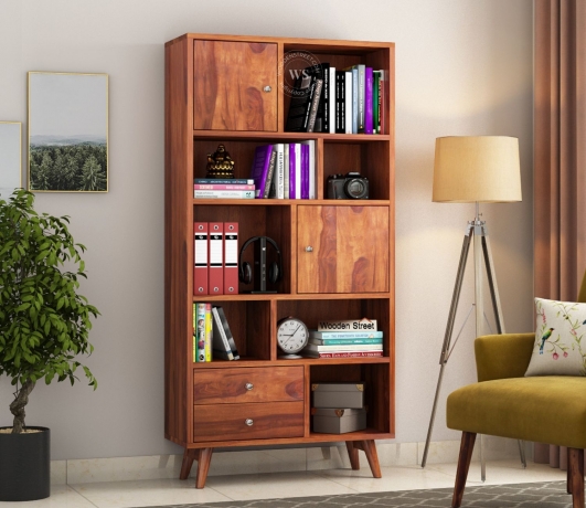 How Do I Style My Bookshelf for a Modern Look | Wooden Street