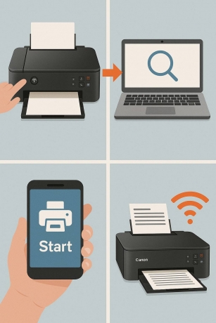 How Do I Perform Canon TS6420 Setup Wirelessly? 