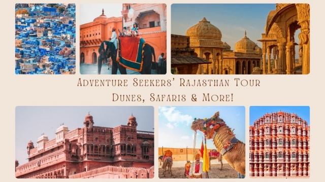 Adventure Seekers’ Rajasthan Tour – Dunes, Safaris & More!