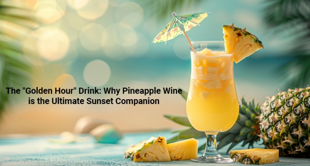 The Golden Hour Drink: Why Pineapple Wine is the Ultimate Sunset Companion