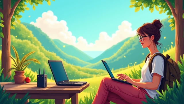 A Digital Nomad’s Guide to Internet Access While Traveling the World