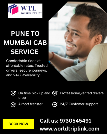 Cab Service from Pune to Mumbai in WTL Company – Trusted Rides for Every Journey
