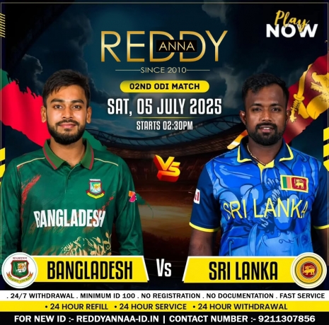 Get Ready for the Thrill of Sri Lanka vs Bangladesh in 2025: How Reddy Anna Elevates Your Online Exchange Cricket Experience with Real-Time Updates.