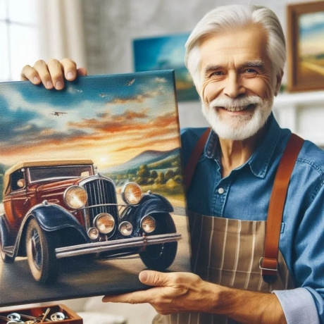 Family Painting: A Story Told in Strokes