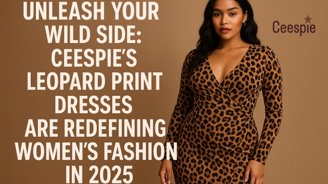 Unleash Your Wild Side: Ceespie’s Leopard Print Dresses Are Redefining Women’s Fashion in 2025