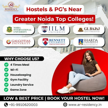 Safe & Affordable Girls Hostel in Greater Noida – Comfort, Security, and Convenience at Its Best