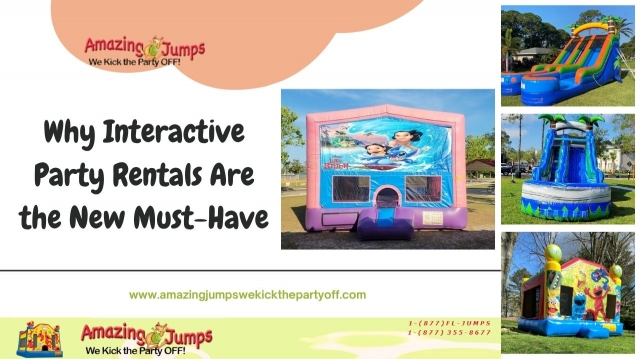 Why Interactive Party Rentals Are the New Must-Have