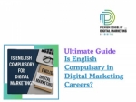 Is English Compulsory in Digital Marketing Careers?