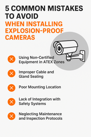 5 Common Mistakes to Avoid When Installing Explosion-Proof Cameras