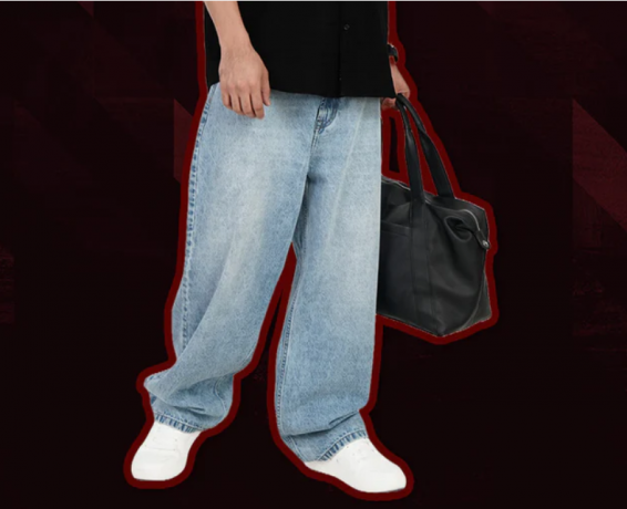 Level Up Your Look with UnderratedClub Men’s Baggy Jeans