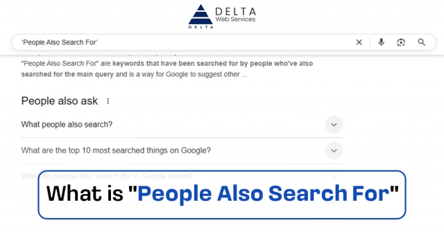 What is ‘People Also Search For’? 