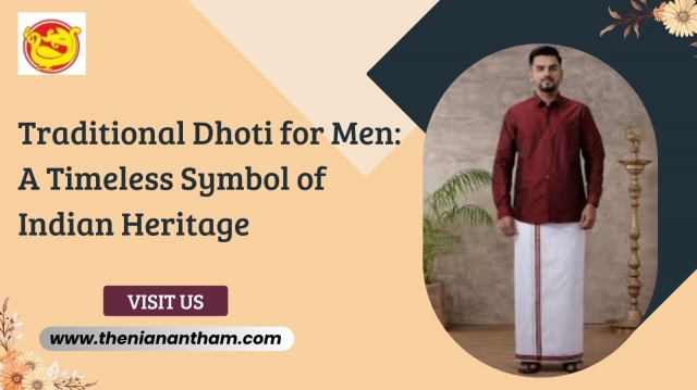 Tradition Woven Strong: Explore Men’s Dhoti Fashion with Theni Anantham