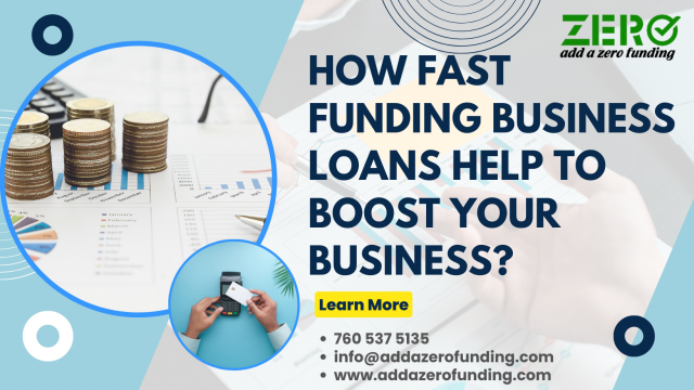 How Fast Funding Business Loans Help to Boost Your Business?