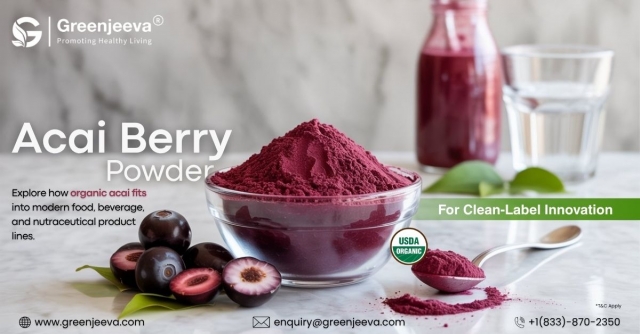Organic Acai Berry Powder: A Staple for Modern Nutraceutical Innovation 