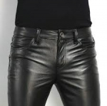 Genuine Men's Leather Slacks with Style and Comfort from Reality X Leather