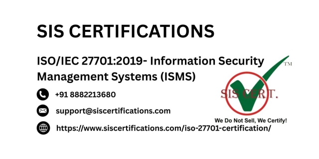 ISO 27701 Certification: Safeguarding Data Privacy with SIS Certifications