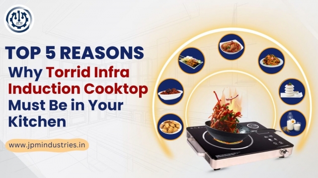 Rapid Heating withTorrid Infra Induction Cooktop2200W Power