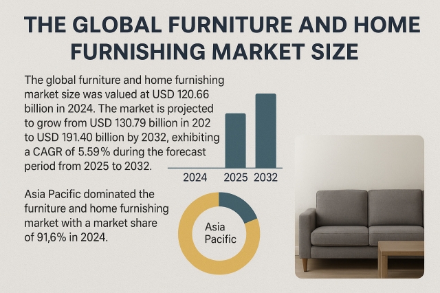 Furniture and Home Furnishing Market Size & Share Analysis 2025 to 2032