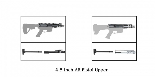 Thinking About a 4.5 Inch AR Pistol Upper? Here’s What to Know 
