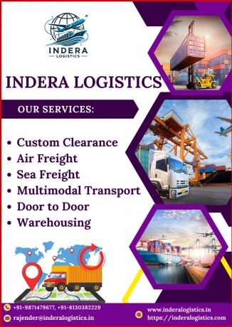 Indera Logistics: Your Trusted Partner for Freight, Customs Clearance, and Seamless Delivery Services & Warehouse Operations Across India
