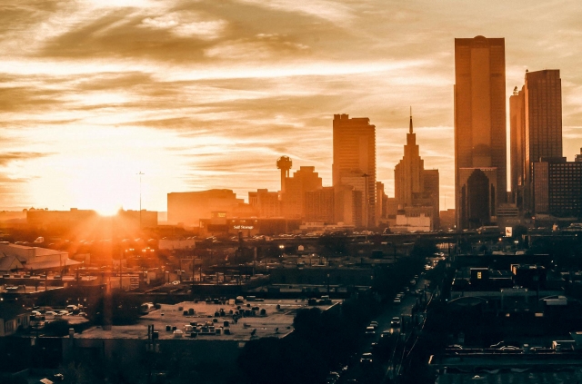 Photo by Orlando Vera: https://www.pexels.com/photo/bird-s-eye-view-of-city-during-sunset-822321/